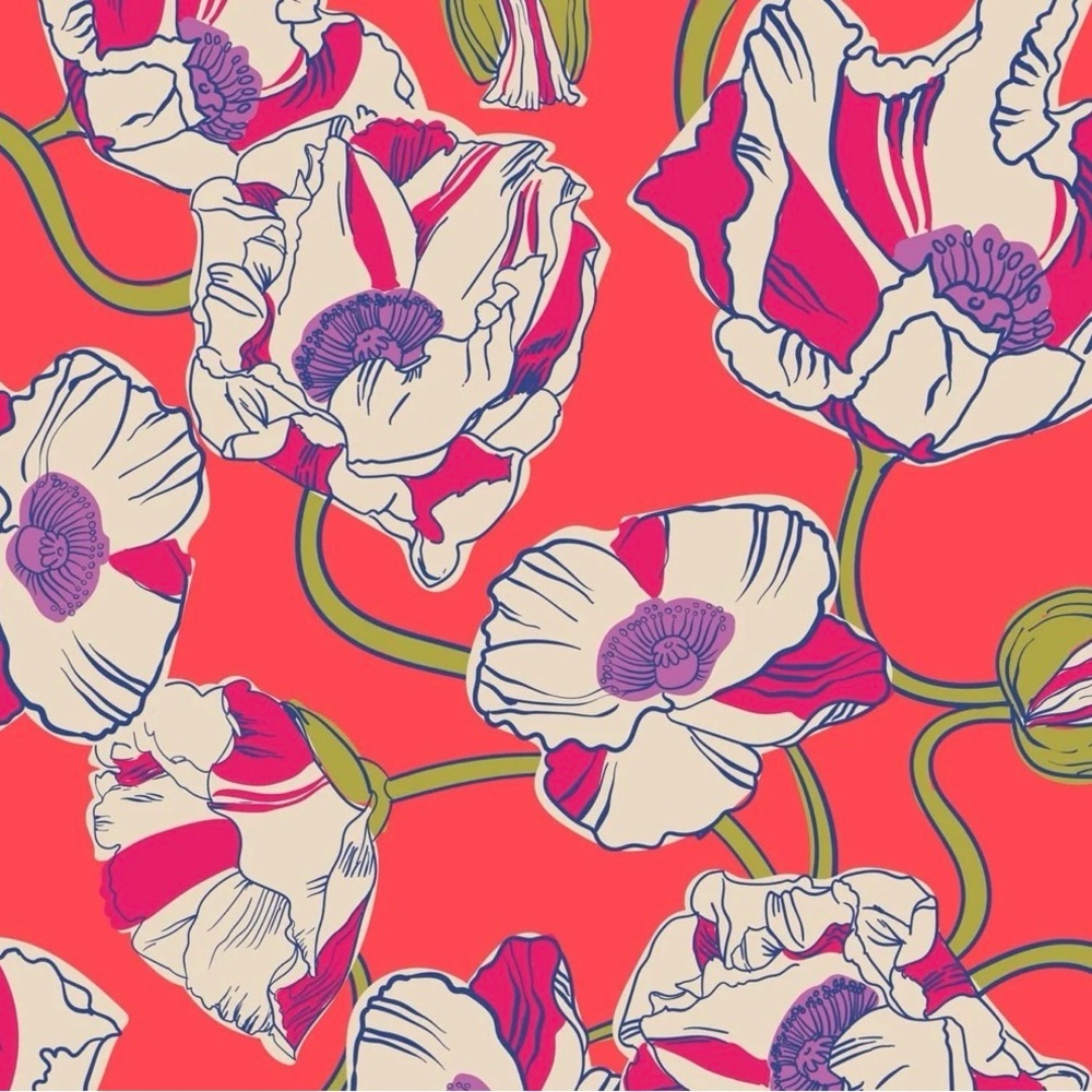 Vera Bradley Cooler Backpack Swirling Poppies in Featherweight Quilted - Picture 4 of 4